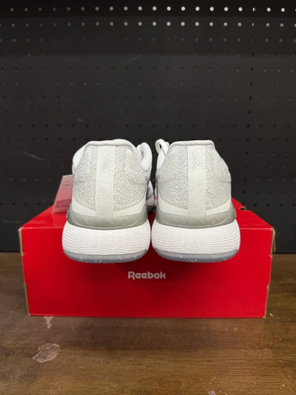 New W/ Box! Women's Reebok Nano X5 'White Silver Metallic' Training Sneakers